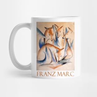 Four Foxes by Franz Marc Mug